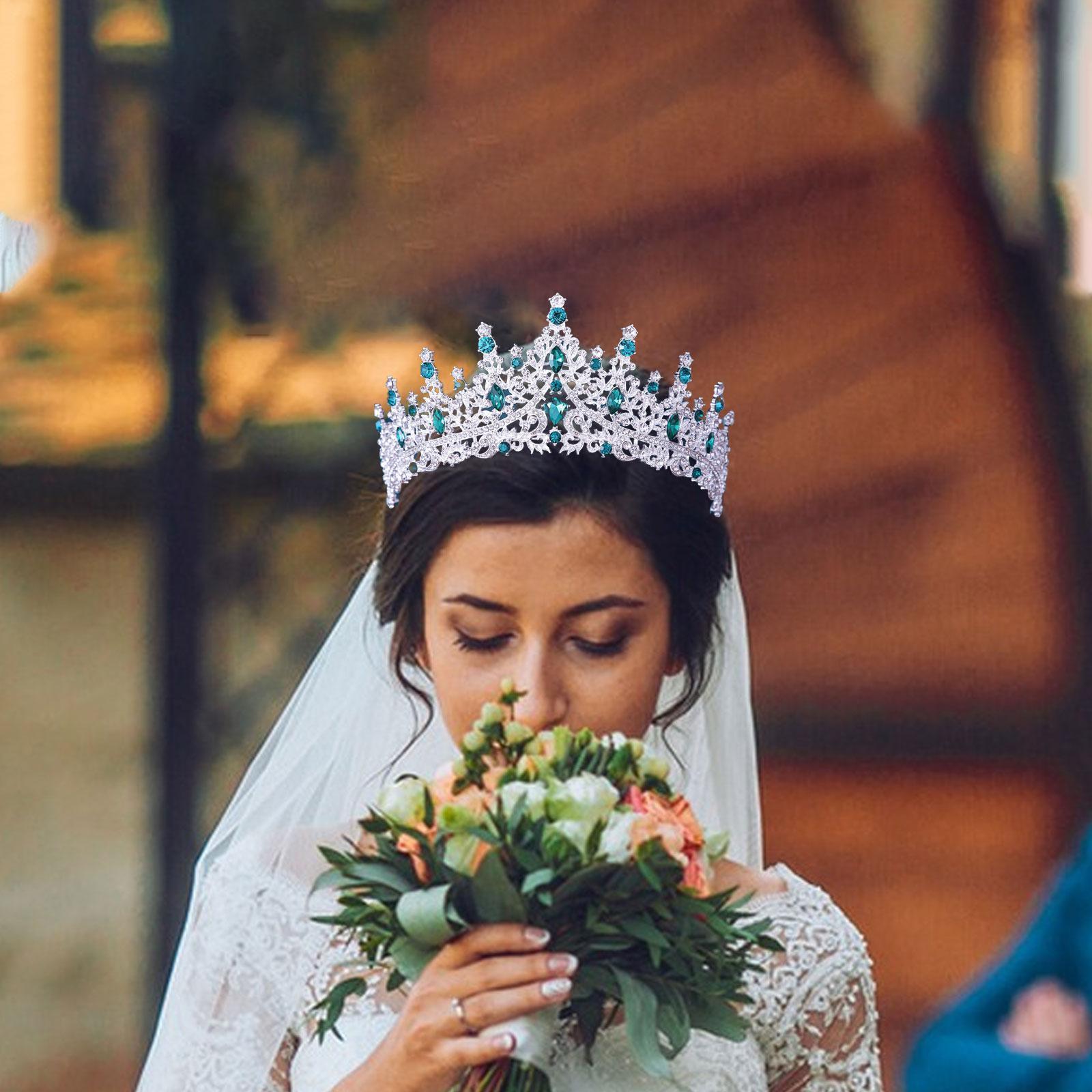 Bridal Wedding Princess Crystal Rhinestone Tiara Crowns Hair Band Headband