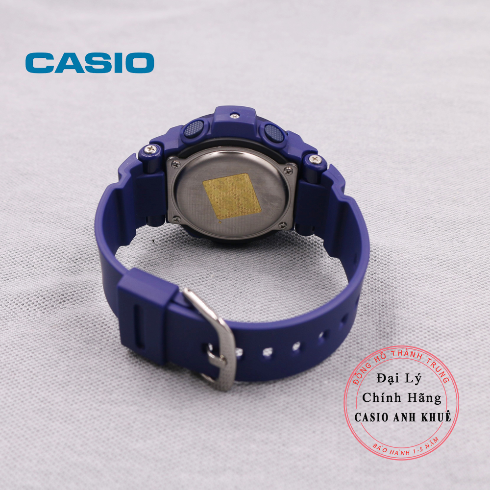 Đồng Hồ Nữ Dây Nhựa Casio BABY-G BGA-210-2B2 - Xanh Đen