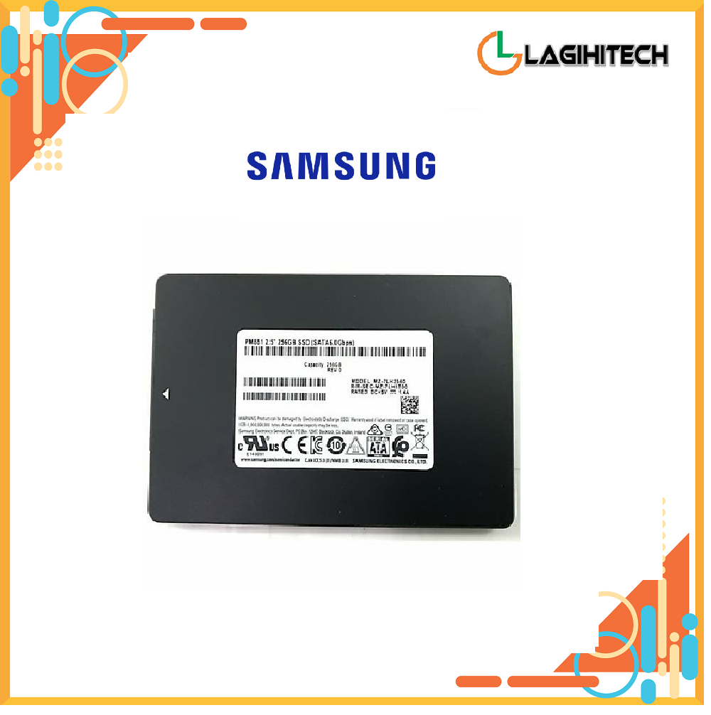 (Giá Hủy Diệt) Ổ Cứng gắn trong SSD Samsung PM881 128GB / 256GB / 512GB 2.5 inch SATA iii - Hàng Nhập Khẩu