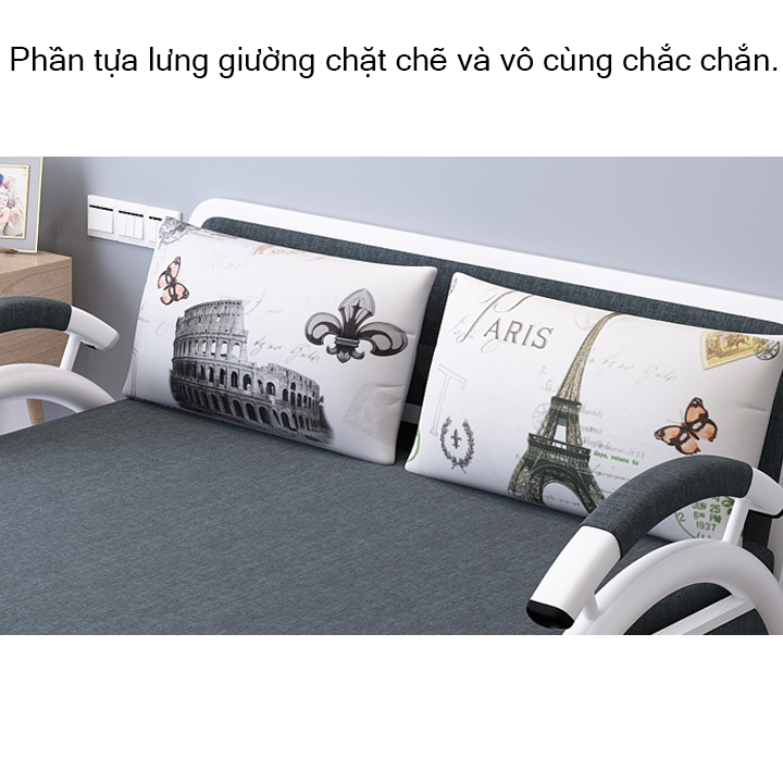 Giường Sofa Đa Năng. Ghế Sofa Giường. Giường Sofa Gấp Gọn Thành Ghế Sofa T147-2. Kích Thước 1m58 x 1m90