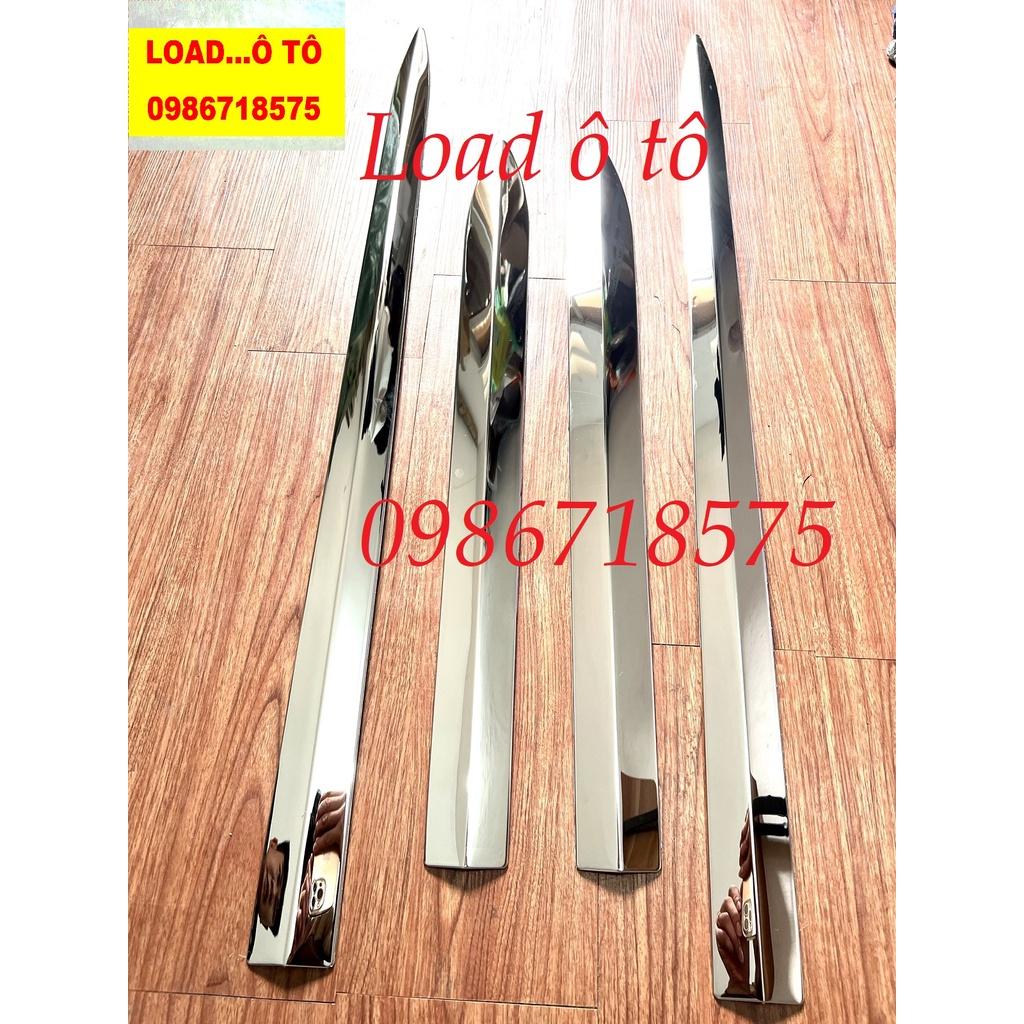 Ốp Nẹp Sườn Xe Toyota Veloz, Avanza 2022-23 Mẫu INox Mạ Crom Sáng Bóng