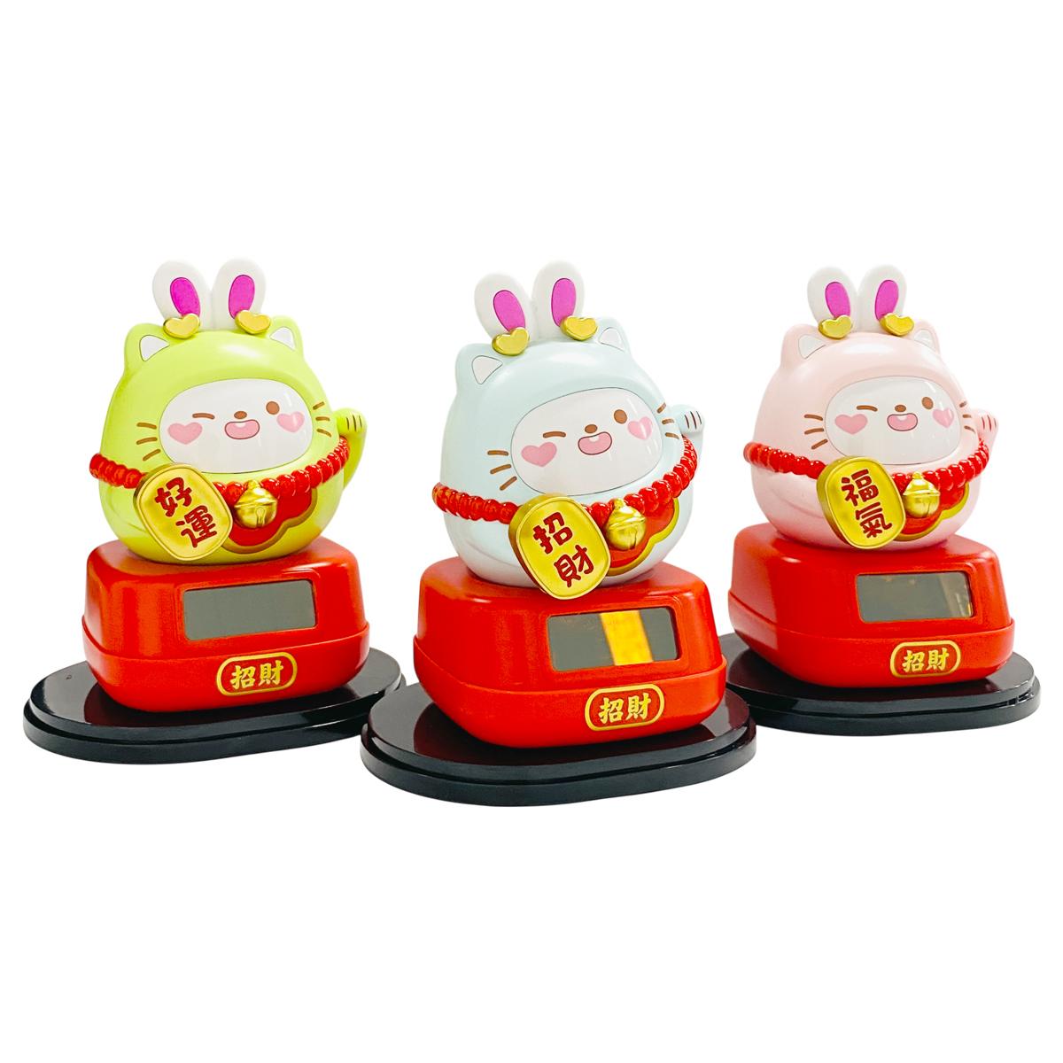 Tượng Thỏ Chiêu Tài Lắc - Trang Trí Tết - JS872 - Màu Xanh Lá