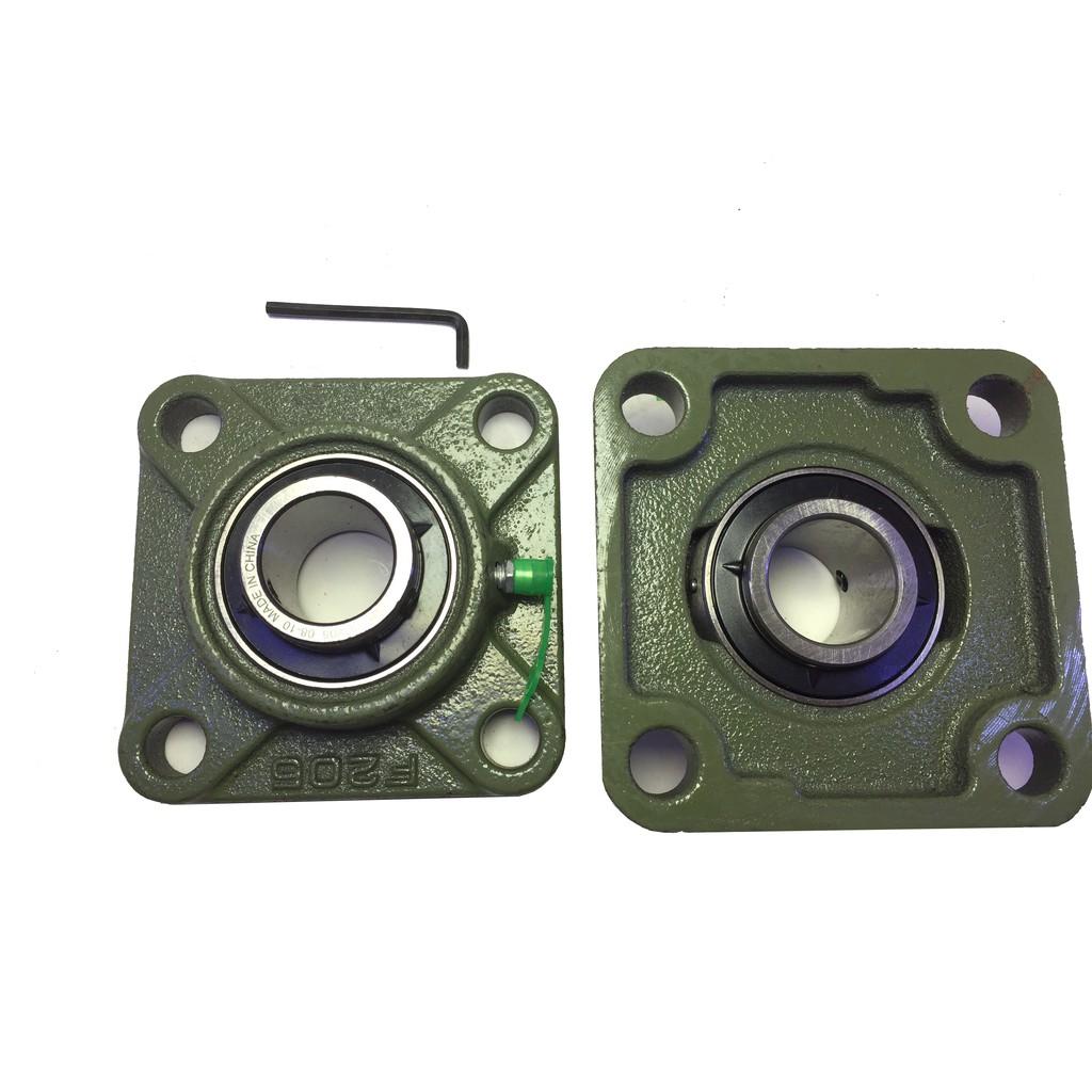 Gối đỡ vòng bi UCF207, gối đỡ trục 35mm, gối đỡ dạng hình vuông