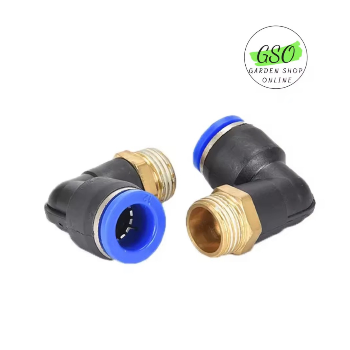 Đầu nối nhanh góc PL 4mm 6mm 8mm 10mm 12mm / Khớp nối nhanh / Nối nhanh phun sương ống 4 6 8 10 12