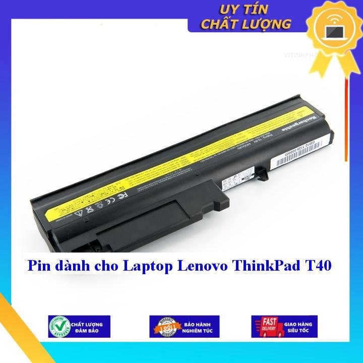 Pin dùng cho Laptop Lenovo ThinkPad T40 - Hàng Nhập Khẩu  MIBAT704