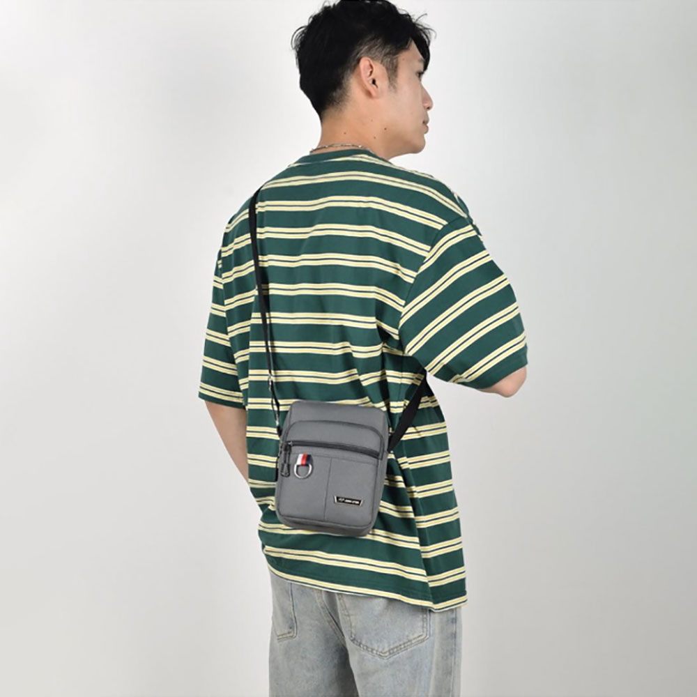 Túi đeo chéo vải Canvas T0194 3 ngăn siêu bền unisex nam nữ phong cách thời trang trẻ trung