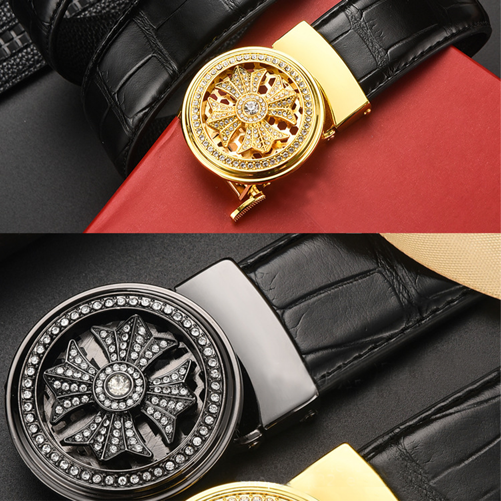 Dây Nịt Nam D&D Fashion- Thắt Lưng Nam Da Bò Cao Cấp/ Mặt Khoá Thắt Lưng Inox Không Gỉ