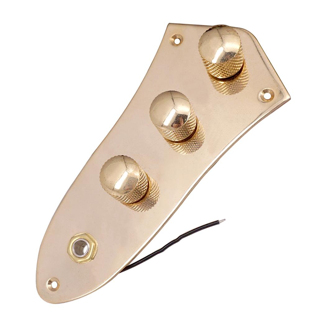 Bass Metal Wired 3 Band Control Circuit Board Plate for JB Jazz Bass Parts