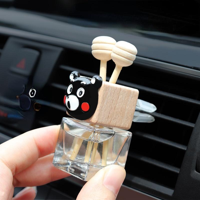 Lọ Nước Hoa Khuếch Tán Hương Thơm Lâu Phai Gắn Điều Hòa Xe Hơi Kiểu Dáng Dễ Thương
