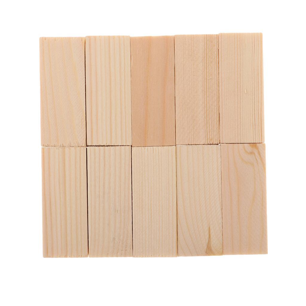 20Pcs Balsa Wood Blocks DIY Modelling Craft Pine Wood Woodworking Crafts