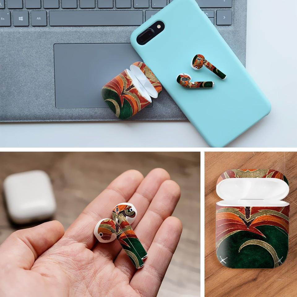 Miếng dán skin cho AirPods in hình Athena Noctua - Linh Vật Của Trí Tuệ - lsm002