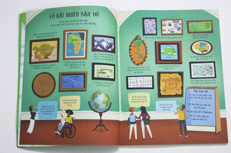 Sách Trò chơi phát triển tư duy- BĐBA- Maps Activity Book