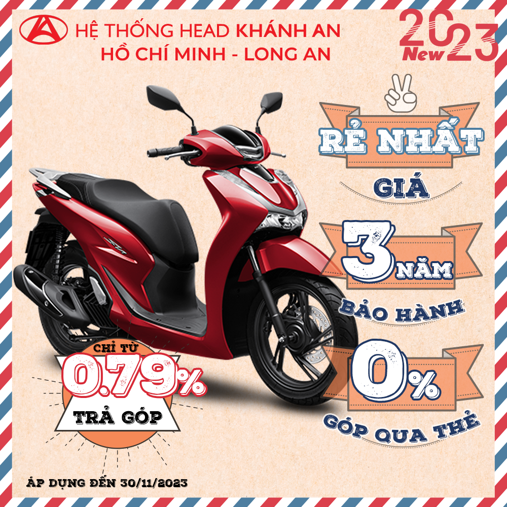 Xe máy Honda SH125i 2023 Tiêu chuẩn CBS