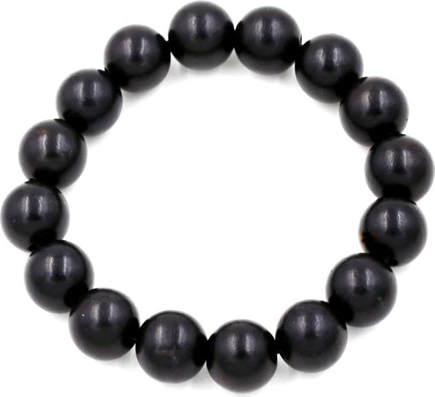 Vòng tay chuỗi hạt gỗ Đàn hương đen 12 ly 16 hạt