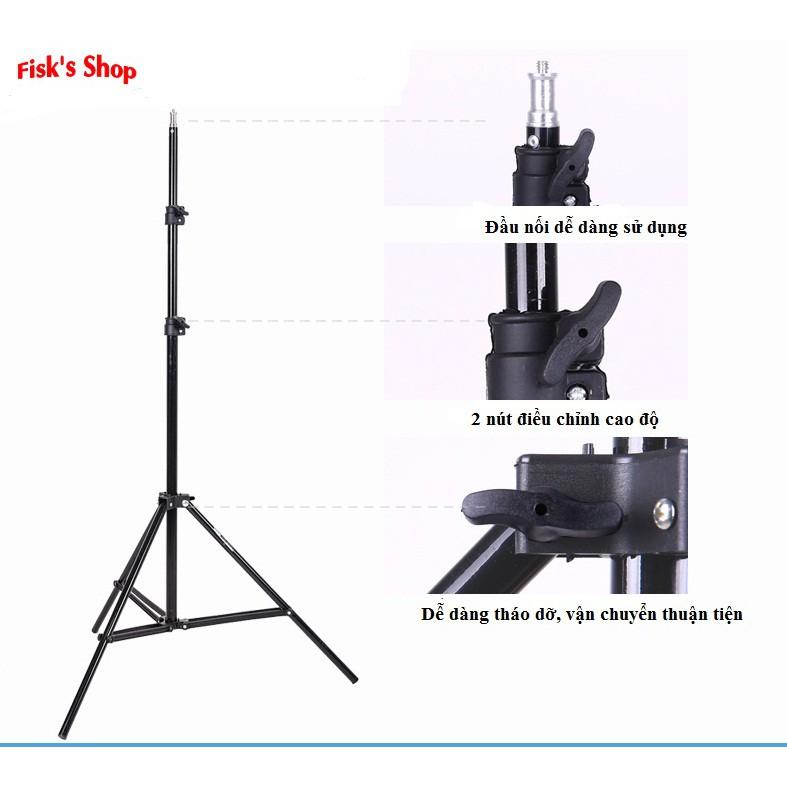 Bộ đèn 2 chảo 4 đui chụp ảnh studio