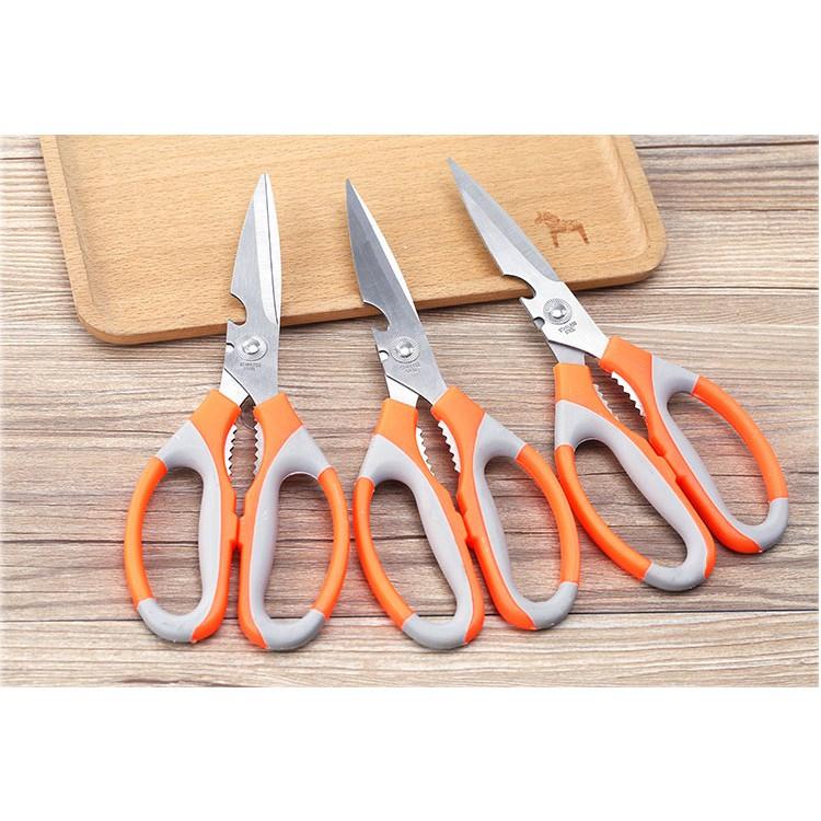 Kéo Nhà Bếp Đa Năng K-024 Màu Cam 5 Trong 1