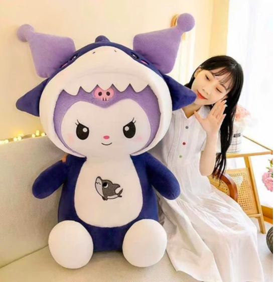 Thú nhồi bông Kuromi, Melody, Kitty đáng yêu - Size từ 22cm đến 45cm - Quà tặng gấu bông nhiều mẫu êm mịn cho bé