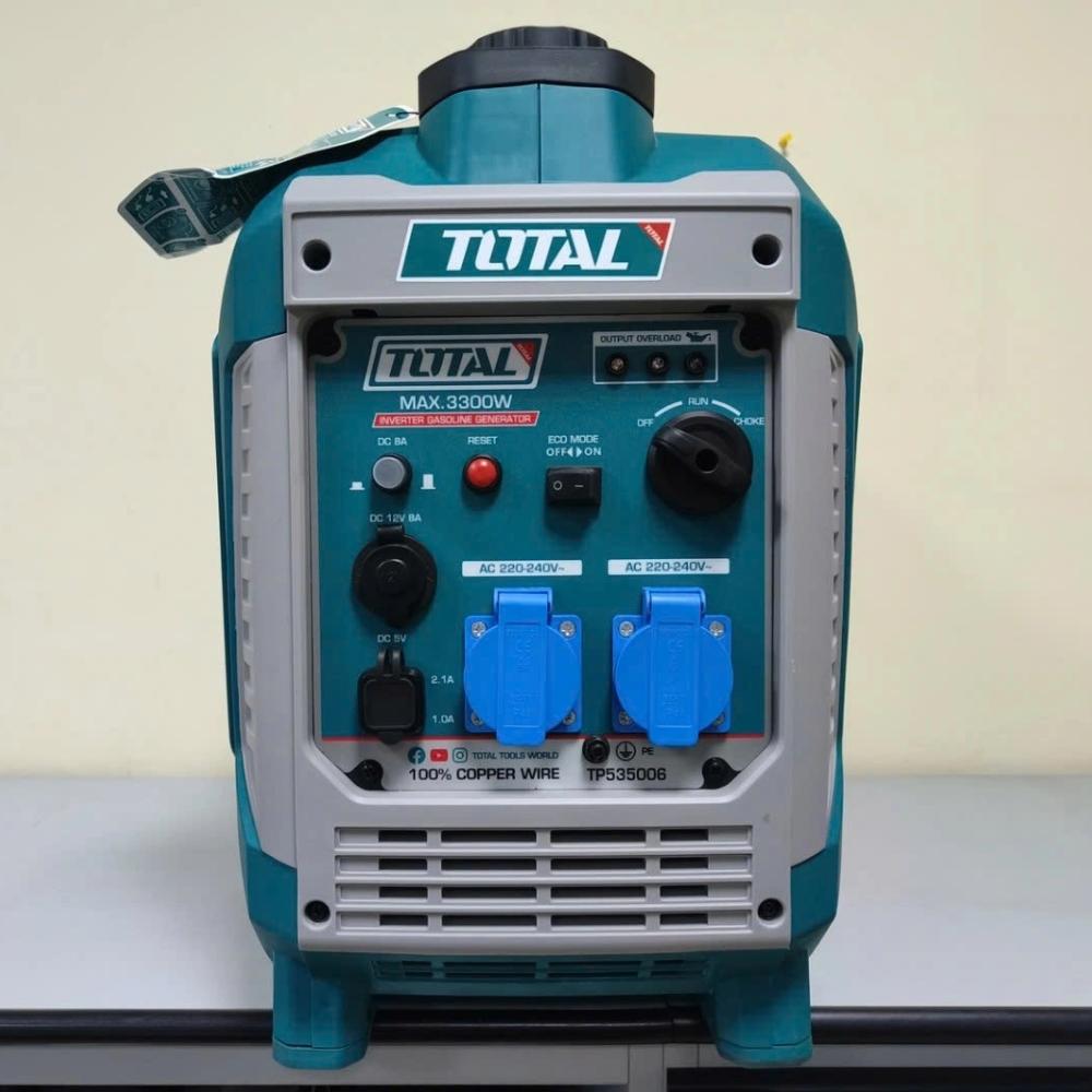 MÁY PHÁT ĐIỆN DÙNG XĂNG BIẾN TẦN 3.3KW 10W TOTAL TP535006 - HÀNG CHÍNH HÃNG
