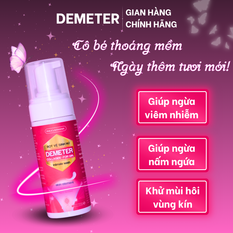 Dung dịch vệ sinh nữ tạo bọt Demeter