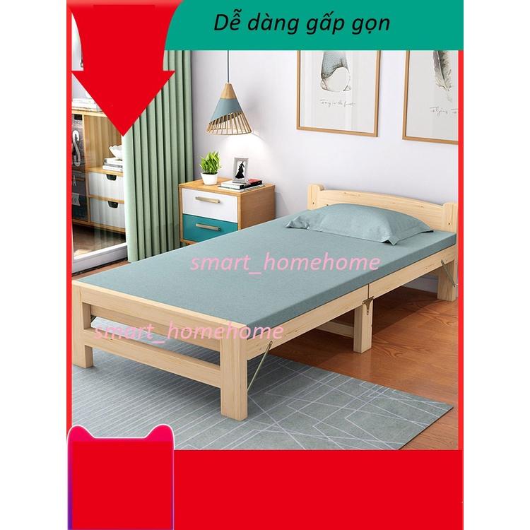 RE0555 Giường gấp đủ kích thước cho người độc thân nghỉ trưa, giường ngủ trưa đơn giản hộ gia đình nhỏ cho thuê phòng