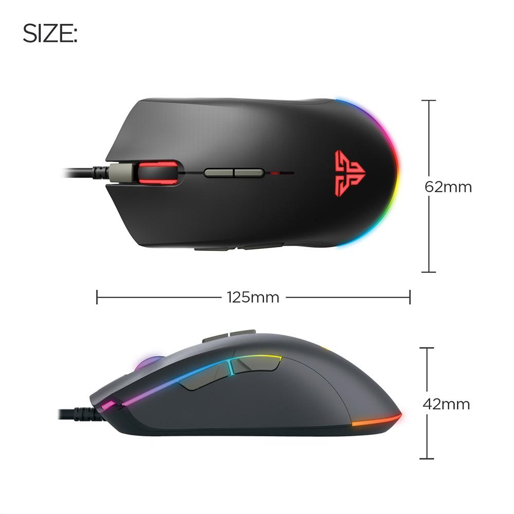 Chuột Gaming Có Dây FANTECH X17 BLAKE 10000 DPI LED RGB Chroma 16,8 Triệu Màu 7 Phím Macro - Hàng chính hãng