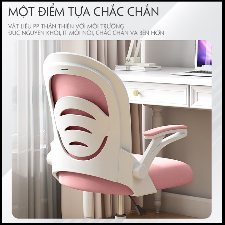 Ghế Học Sinh. Ghế Trẻ Em. Độ tuổi từ 6 - 18 tuổi. Nâng Hạ Độ Cao Tùy Chỉnh. Chân Xoay 5 Cánh Chắc Chắn