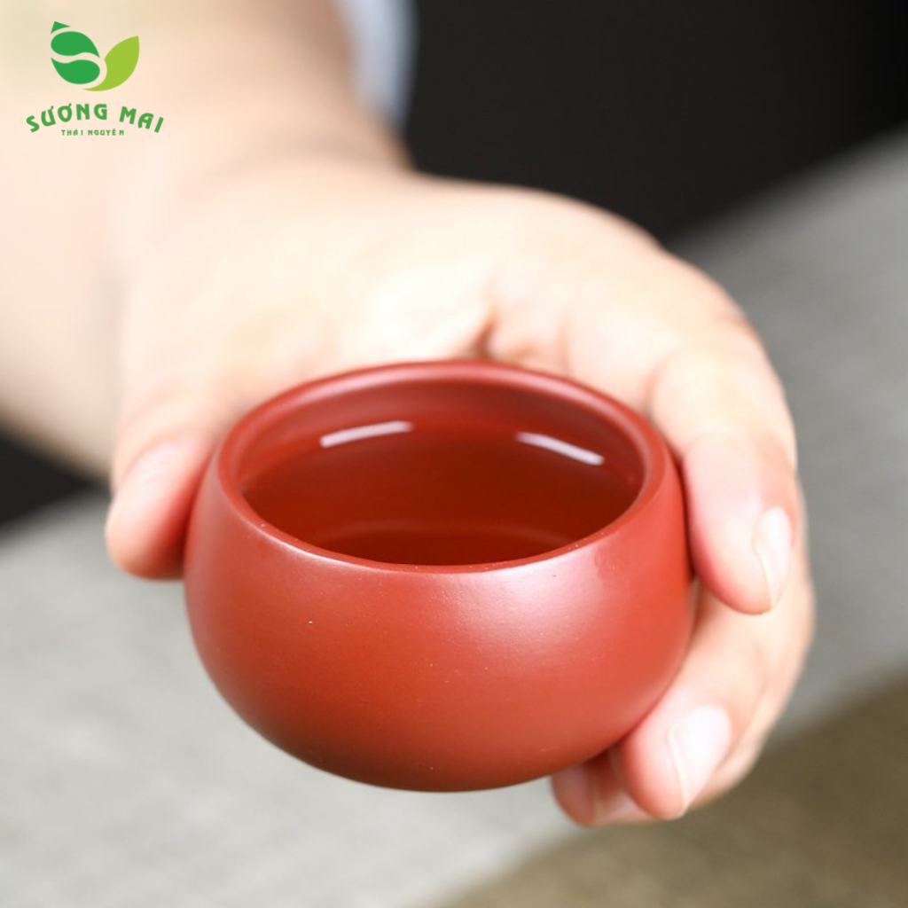Bộ Ấm Chén Tử Sa Báo Xuân, Đại Hồng Bào Nguyên Khoáng, Thủ Công 220ml