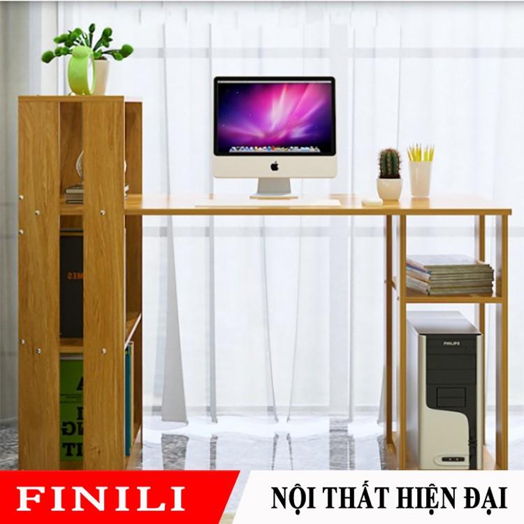 Bàn làm việc thiết kế đa năng đi kèm kệ sách tiện ích FNL - 09.2