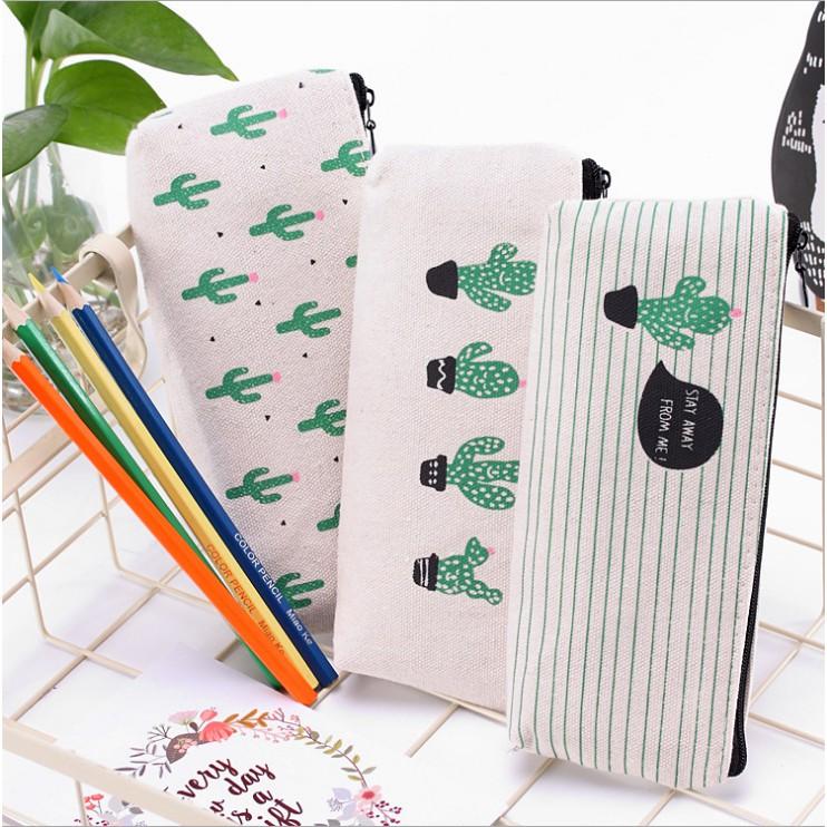 Túi đựng bút vải canvas in hình XƯƠNG RỒNG độc đáo dễ thương, bền đẹp mã TB15 - giao mẫu ngẫu nhiên