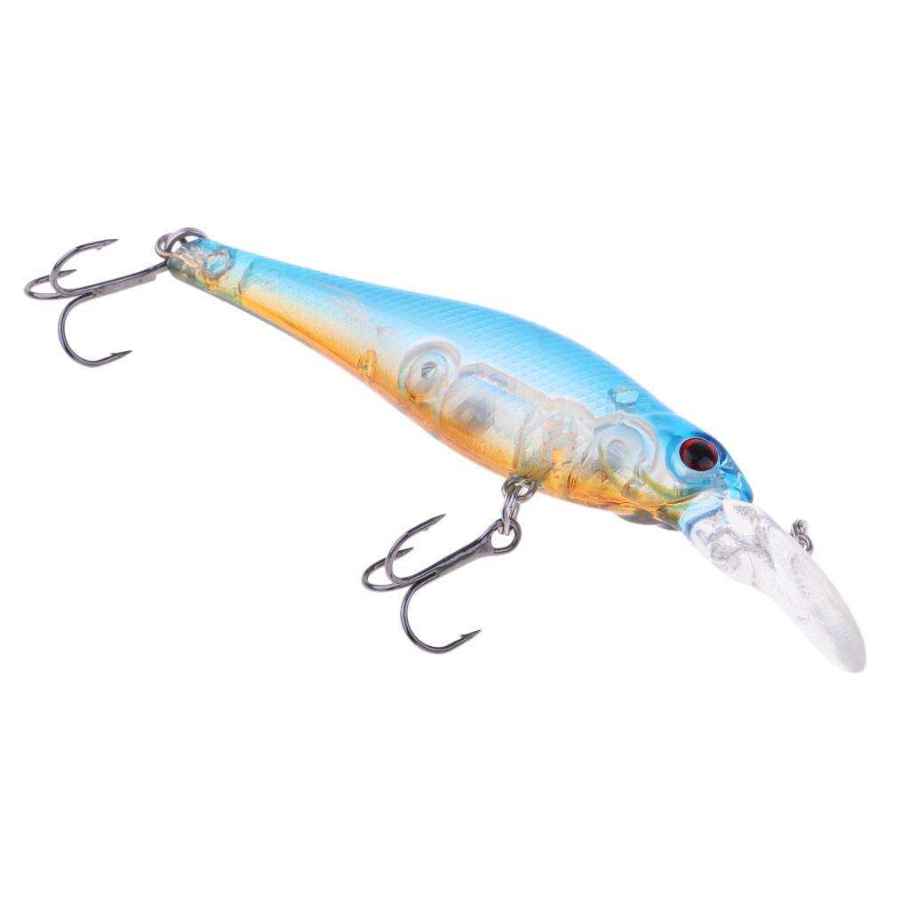 Premium Minnow Fishing Lures Hard Artificial Bait Crankbait Fishing Rigs Bait Fishing Tackle Equipment