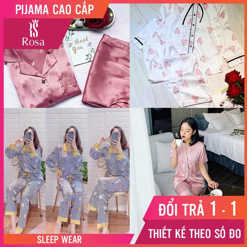 - Album Set Pijama Lụa Satin Dài Tay