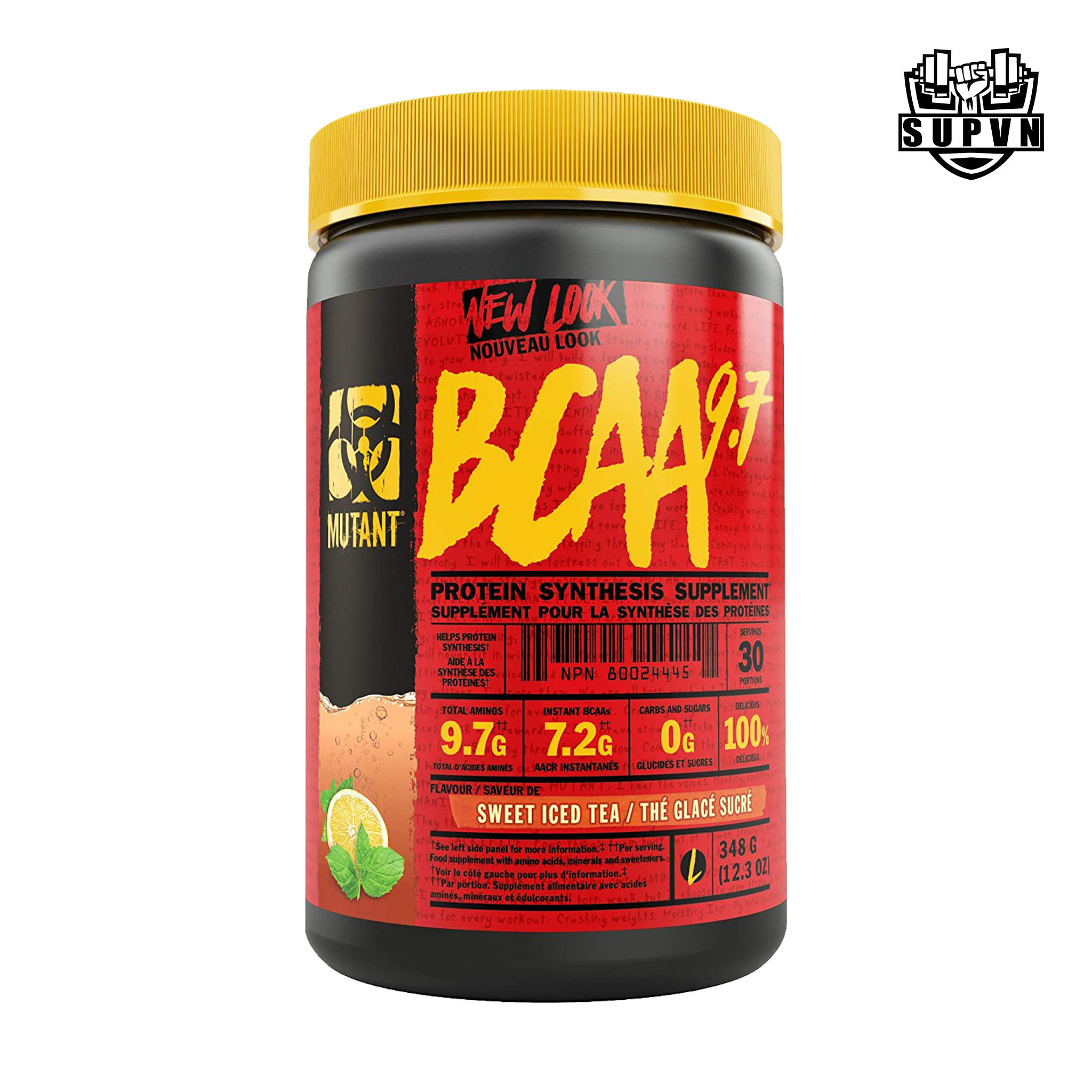 Mutant Bcaa 9.7 - Hỗ trợ phát triển cơ bắp và phục hồi cơ, chống dị hóa cơ 30ser - Sweet Ice Tea