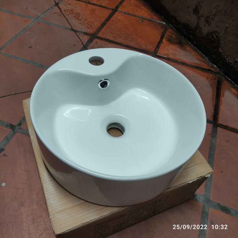 Chậu lavabo đặt bàn size nhỏ 36x36cm