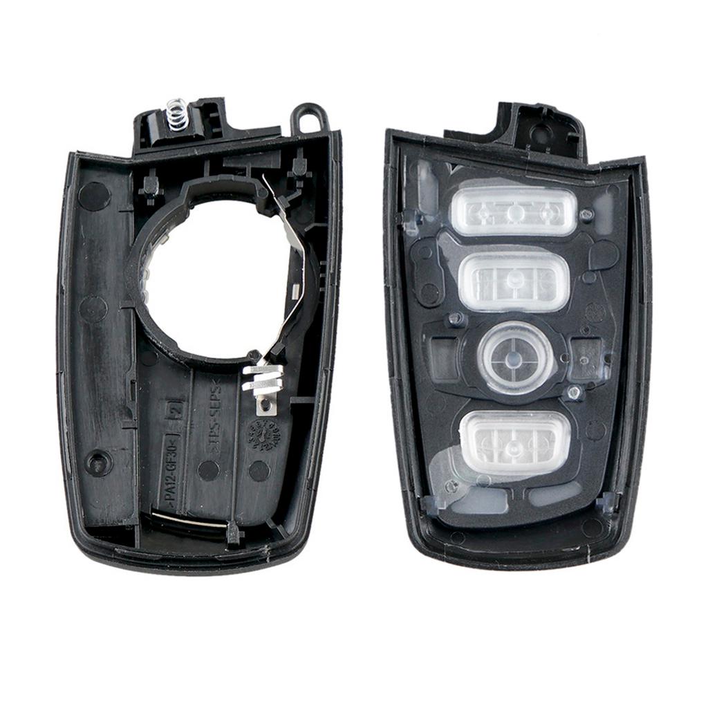 4-Button Car Remote Key Fob Case Blade Shell for BMW 5 7 Series