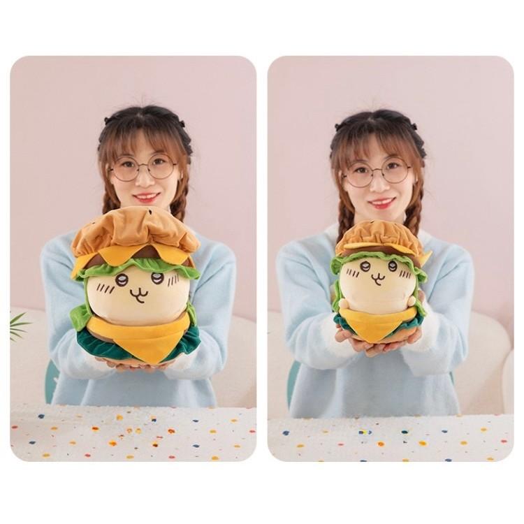 Usagi gấu bông hamburger giao hàng hoả tốc tphcm gấu bông usagi 35cm hamberger