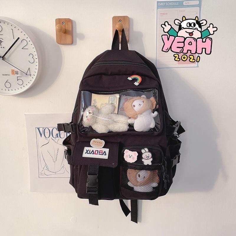 Balo Đi Học Uzllang Thời Trang Giá Rẻ Nhiều Ngăn XIADEA