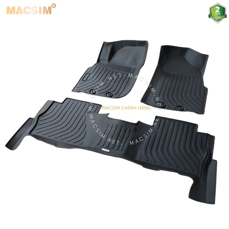 Thảm lót sàn xe ô tô Nissan Terra 2015-2020 (sd) Nhãn hiệu Macsim chất liệu nhựa TPE cao cấp màu đen