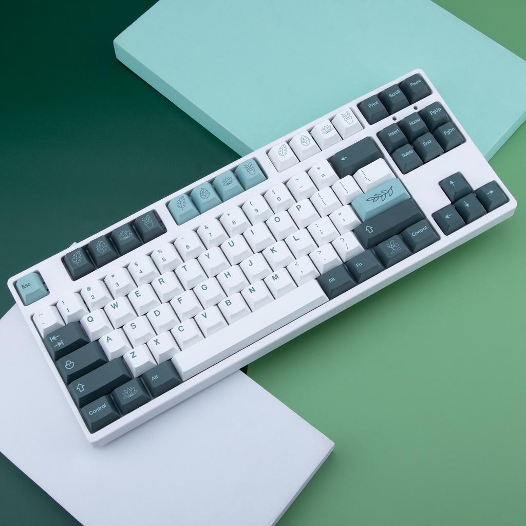 Cherry Profile PBT Dye Thăng hoa keycaps 143 Phím Bố cục ANSI cho bàn phím cơ Công tắc Cherry MX