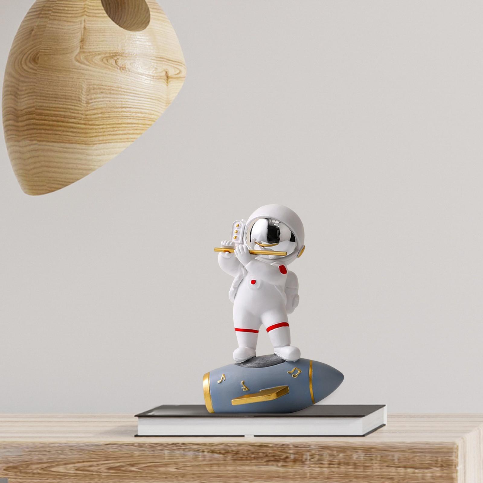 Astronaut Figurine Statue Astronaut Figure Sculpture for Home Office Decor