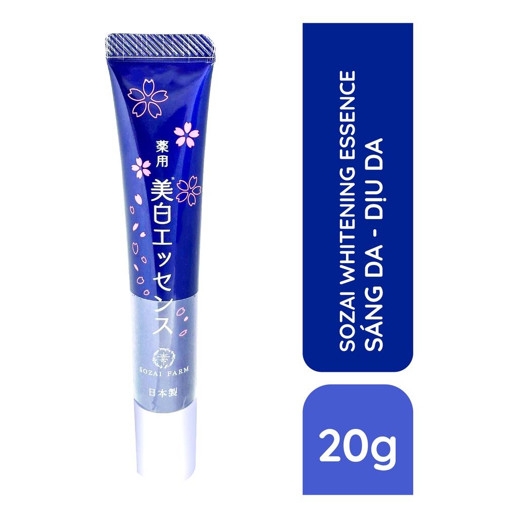 Serum dưỡng trắng da Whitening Sozai Farm Nhật Bản 20g