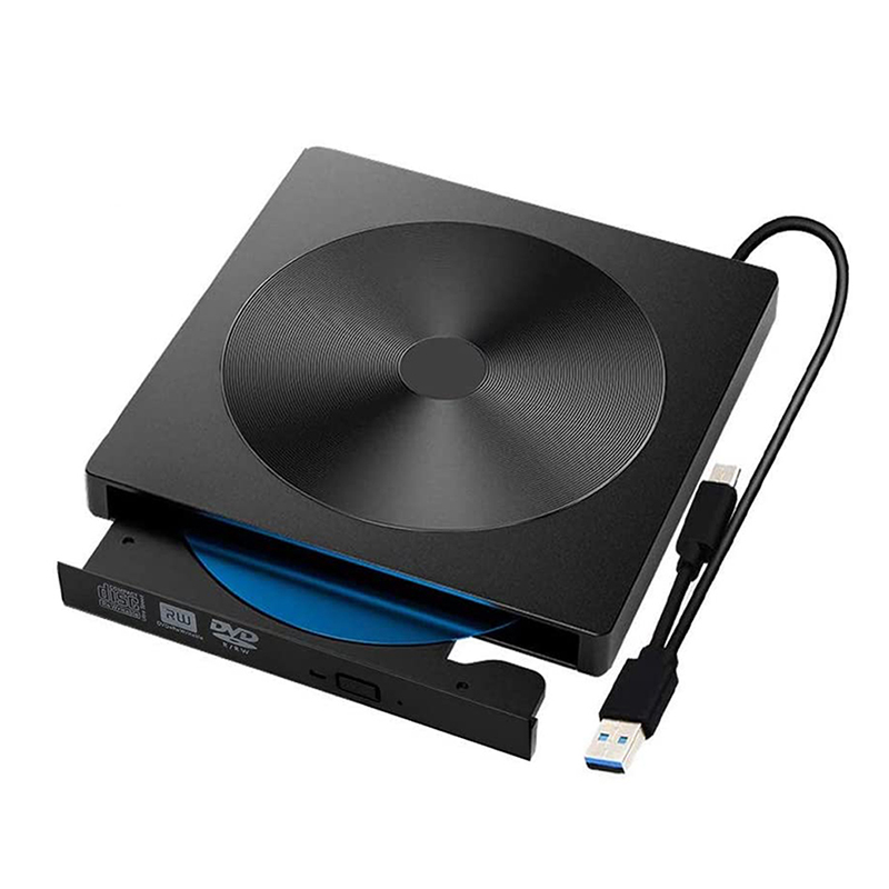 External DVD Drive USB 3.0 Portable CD/DVD+/-RW Drive/DVD Player For Laptop CD ROM Burner Compatible USB CD Drive Home Audio