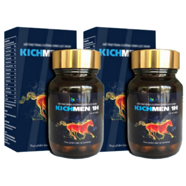 Thực Phẩm Chức Năng KichMen 1h - Viên Uống Hỗ Trợ Tăng Cường Sinh Lý Phái Mạnh