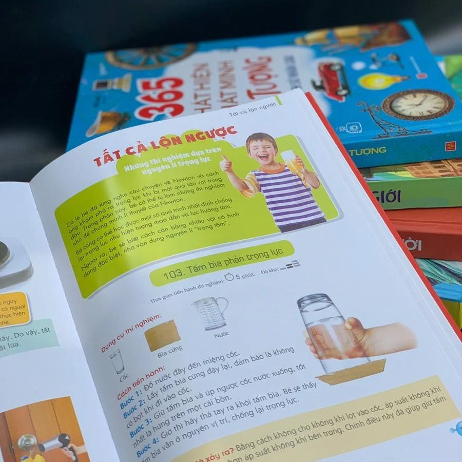 Combo 365 Bí Ẩn Chưa Được Lí Giải + 365 Thí Nghiệm Khoa Học Dành Cho Trẻ Em