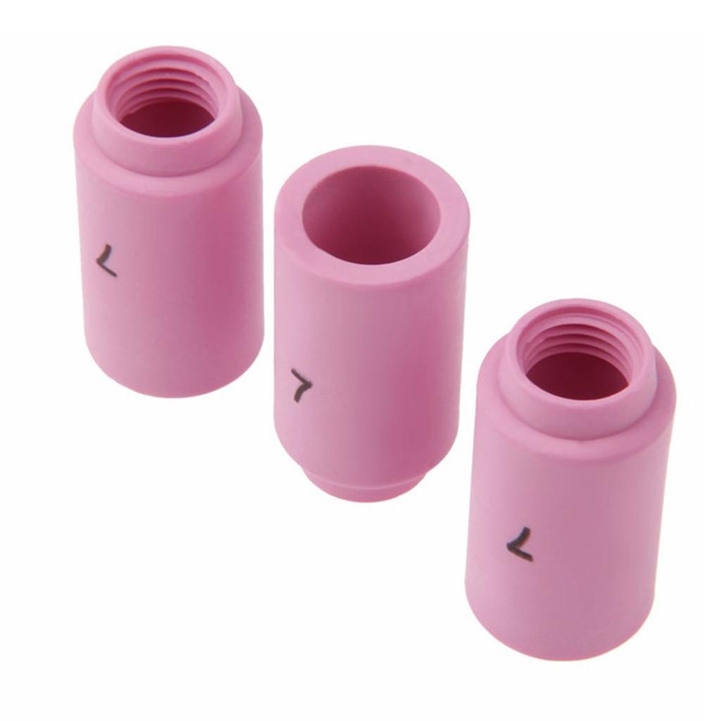 13N11 # 7 TIG Alumina Nozzle Shield Cup for WP9 20 25 TIG Torch 10 Pieces