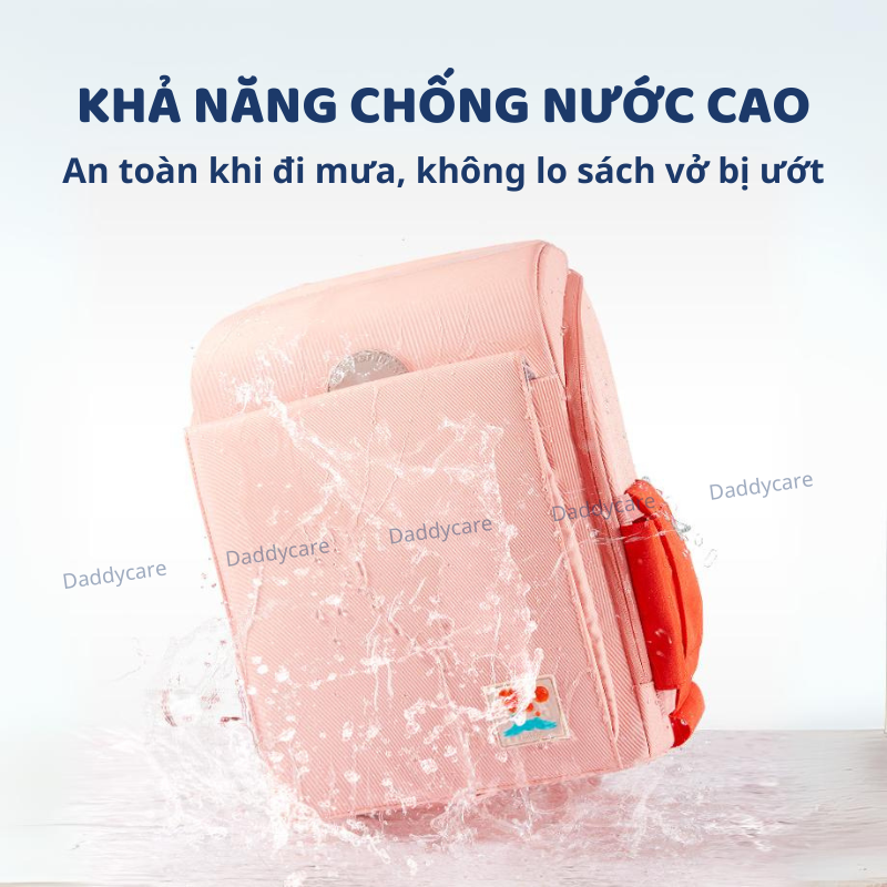 Balo đi học cặp chống gù Mideer 3D Waist Relief Backpack , siêu nhẹ tiêu chuẩn châu Âu