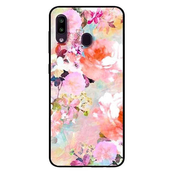 Ốp lưng dành cho Samsung Galaxy A20 / A30 / M20 - Hoa Hồng Sơn Nước