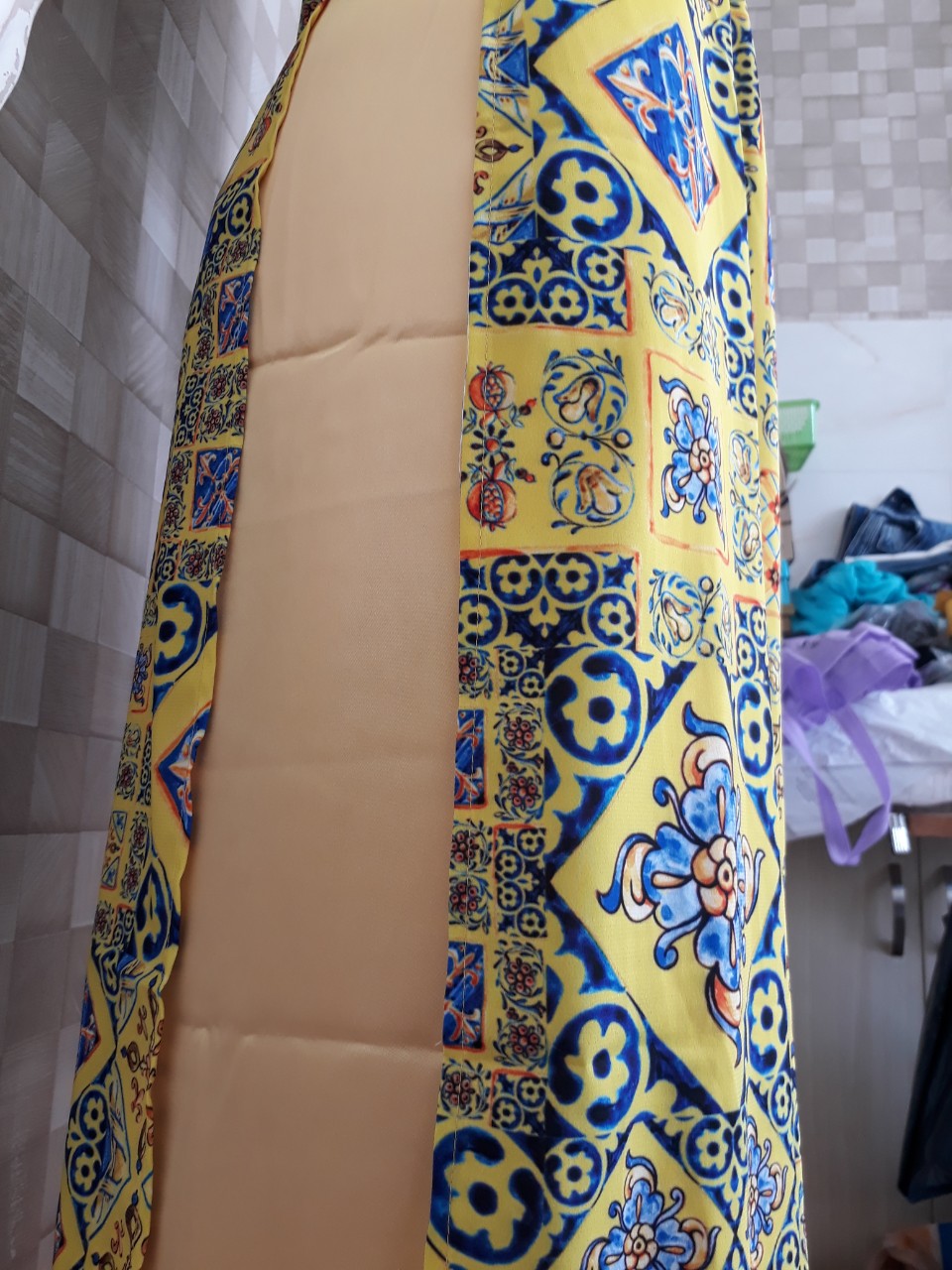 ÁO DÀI TRUYỀN THỐNG CÔ BA SG KÈM QUẦN- NT2068