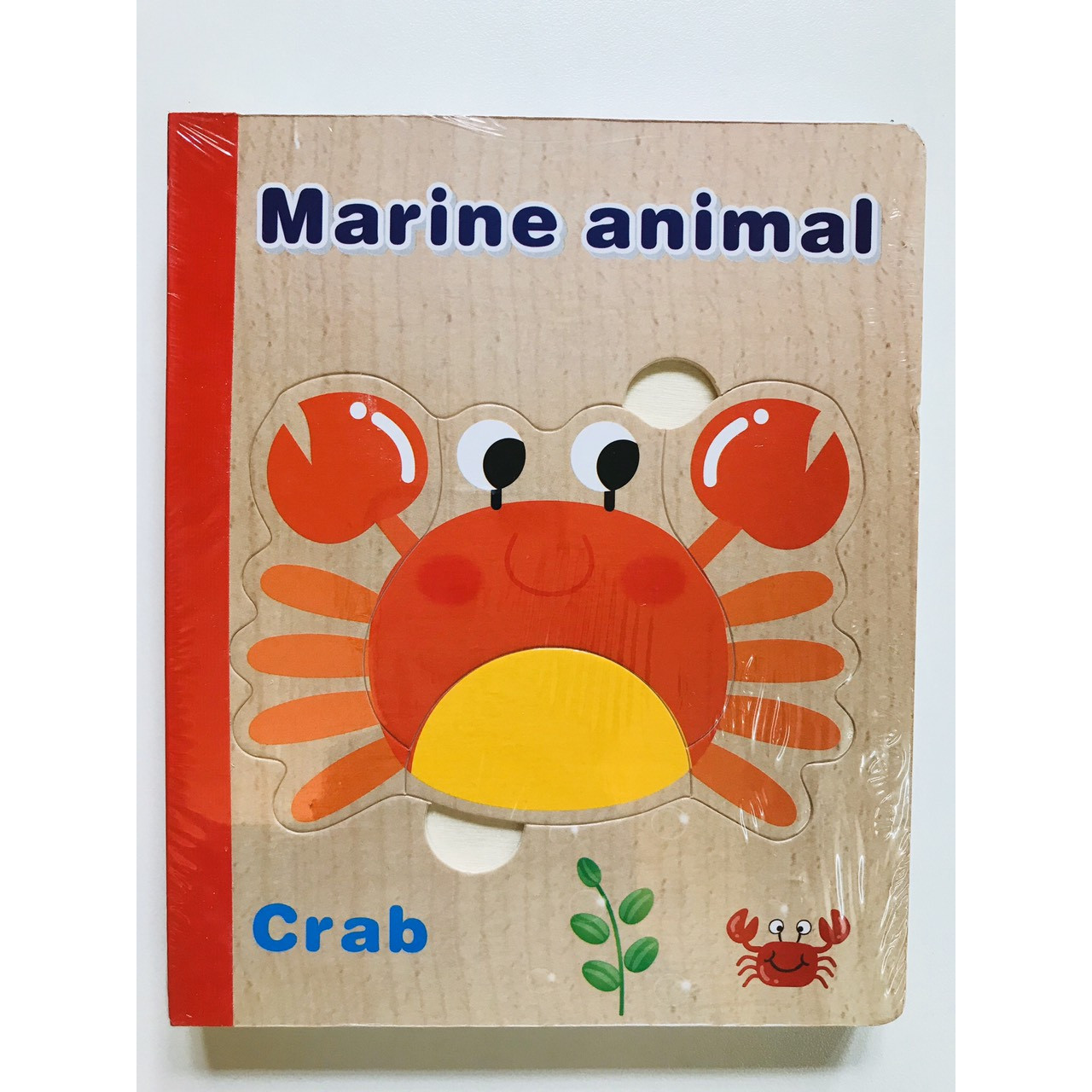 Sách gỗ ghép hình chủ đề sinh vật biển