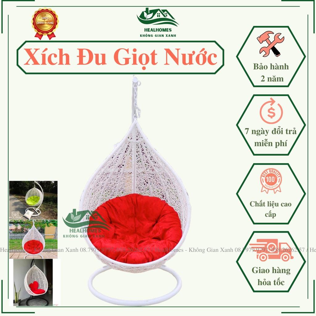 Xích đu đan cao cấp, derco sân vườn, trang trí ban công, đồ chơi cho bé, ghế tổ chim cho bà bầu thư giãn / HealHomes