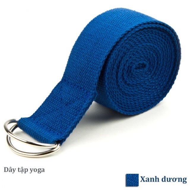 Combo 3 Dụng Cụ Hỗ Trợ Tập Yoga - 2 Gạch Tập Yoga Trơn, Không Họa Tiết + 1 Dây Đai Tập Yoga Sợi Cotton
